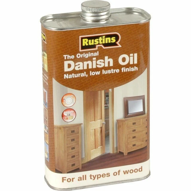 Rustins cassaforte per giocattoli in legno e piani di lavoro originali danesi per interni/esterni olio