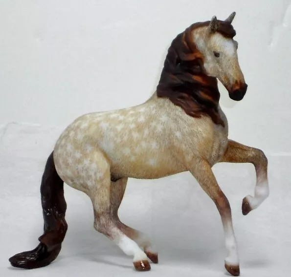 Breyer Horse LSQ OOAK CM Etched Etch Dapple SM Alborozo by Lindy Pinkham SALE!