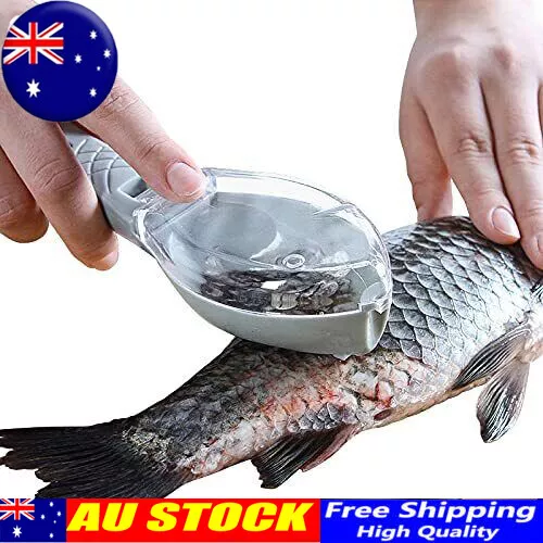 FISH SCALER FAST Fish Scale Remover Fish Descaler Tool Skin Brush Scrape  Cleaner $8.99 - PicClick AU