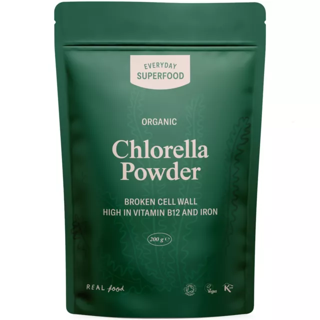 Organic Chlorella Powder Premium Milled Broken Cell Wall Chlorella Powder