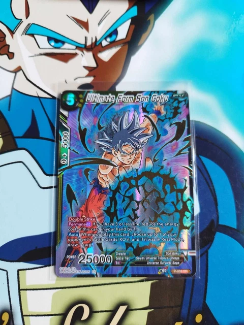 CARTE DRAGON BALL Super Ultimate Form Son Goku P-059 pr mb01 EUR 5,90 ...