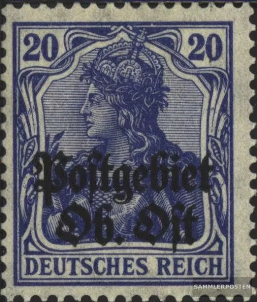 Postgebiet Oberbef. Ost 8 gestempelt 1916 Germania