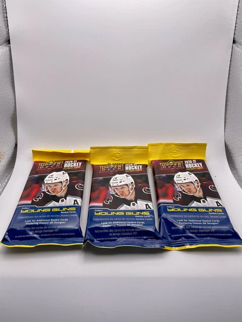 Lot of 3 - 2020/21 Upper Deck Extended Series Hockey Cello Fat Packs - 78 Cards!