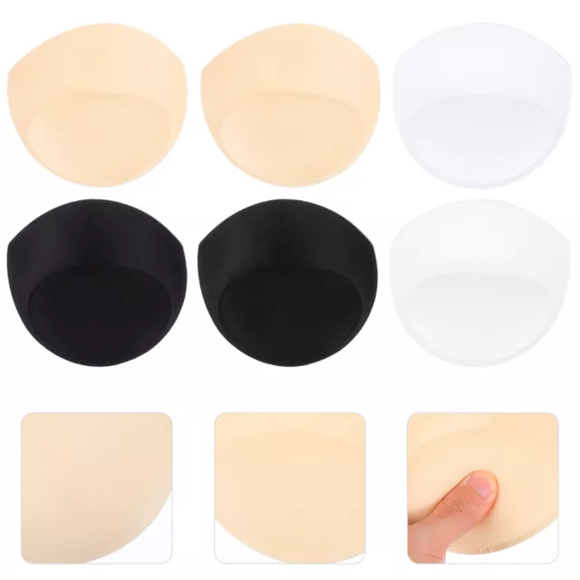 3 Pairs foam bra inserts Removable Sponge Bra Pad Women Bra Pads Bra Fillers g