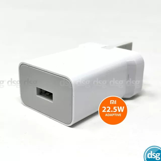 Genuine Xiaomi 22.5W Power Adapter Fast Charger UK Plug Head Only / MDY-11-EN