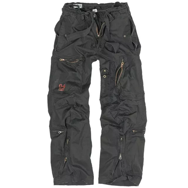 SURPLUS INFANTRY CARGO TROUSERS Mens Army Military Style Combat Cargo Work Loose