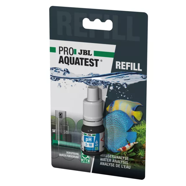 Proaquatest Recharge Ph 3,0 -10, 0 Test Rapide Étang de Jardin Eau Douce Mer