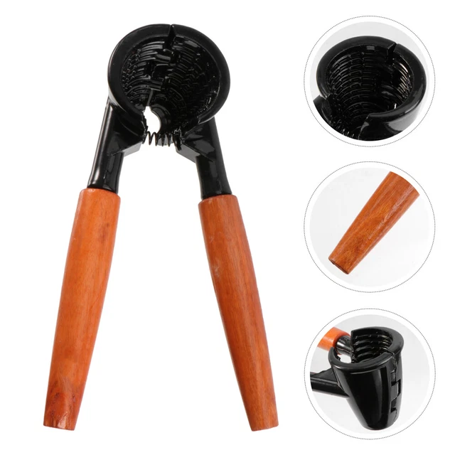Abrazadera embudo de nuez de cocina aleación de aluminio nogal pacana abrazadera de embudo abridor de frutas secas
