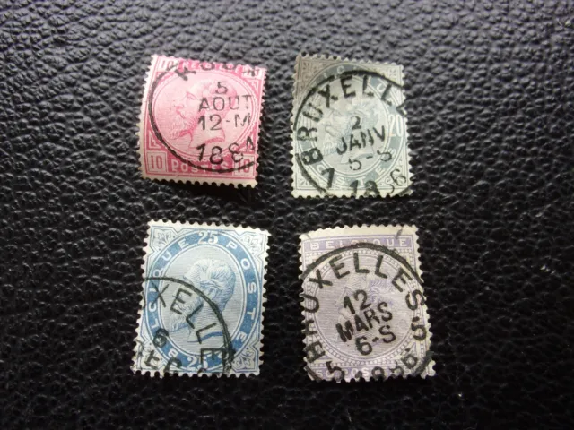 Belgien - Briefmarke Yvert / Tellier N° 38/41 Gestempelt (cyn26)