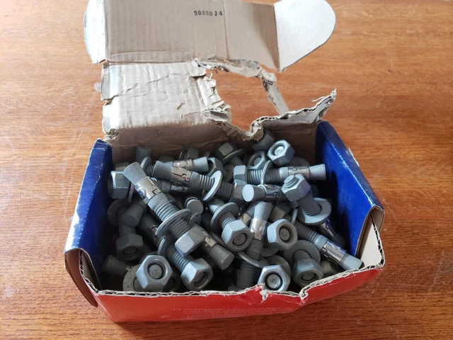 Powers Galvanized Power-Stud, 1/2" x 2-3/4" LT Wedge Anchors, Box of 50