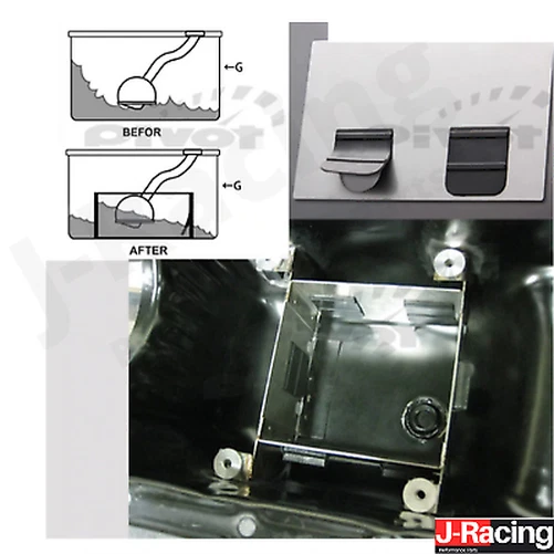 UNIVERSAL SUMP OIL Pan Baffle Plate Kit Valve Bolt Racing Drift JDM