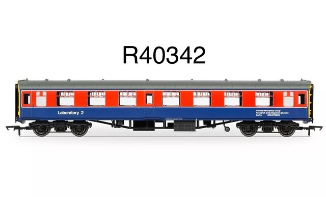 Br Rtc Lab Car HORNBY R40342 MK1 FO BR Departmental RTC Blue & Red Research Livery ...