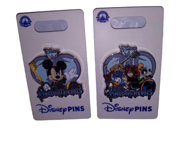 2024 Disney Parks Kingdom Hearts Video Game Mickey Donald Sora Goofy OE Pin Set