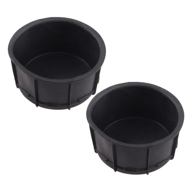 2x Rear Rubber Water Cup Holder Inserts Liner Storage fit for Ford F150 fr 09-14