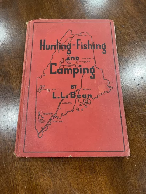 VINTAGE 1942 LL Bean Hunting-Fishing and Camping 2nd Edition £23.75 -  PicClick UK