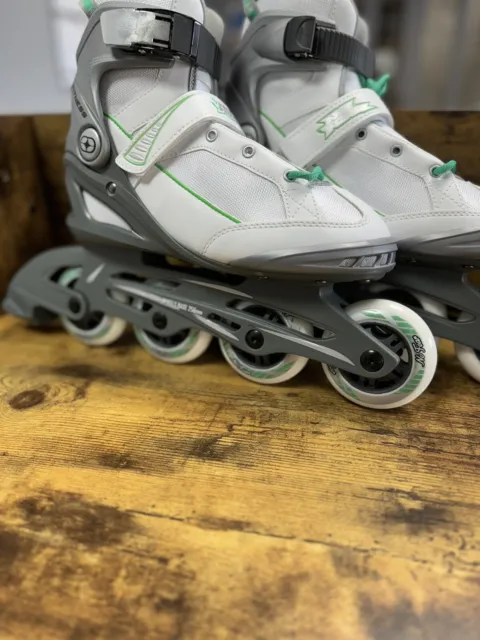 NO FEAR Ladies Fitness Skates White Size UK6 (REFA28)