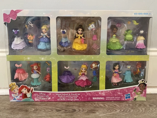DISNEY PRINCESS LITTLE Kingdom Royal Fashion Friends Set New