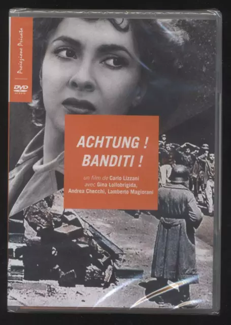 NEUF DVD ACHTUNG ! BANDITI !1951 drame guerre LOLLOBRIGIDA CHECCHI MAGIORANI