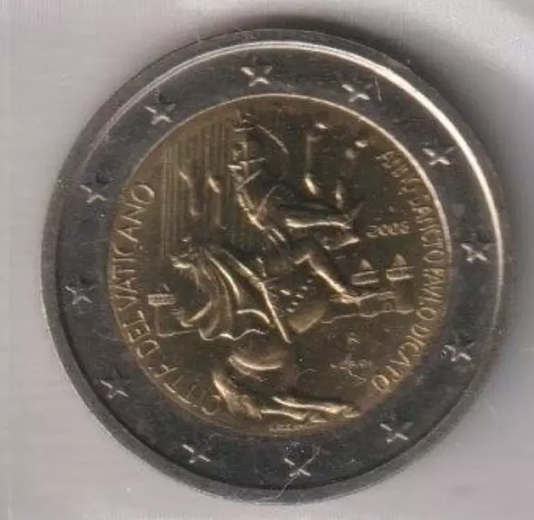 2 Euro Vatikan 2008 Gedenkmünze Paulusjahr