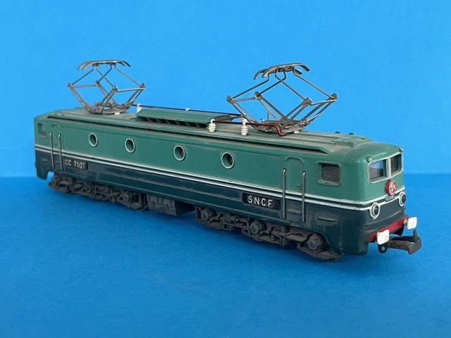ELECTRIC LOCOMOTIVE CC7107, SNCF, HO, EpIII/IV, DIGITAL SOUND,BY REE MODELES MB193S
