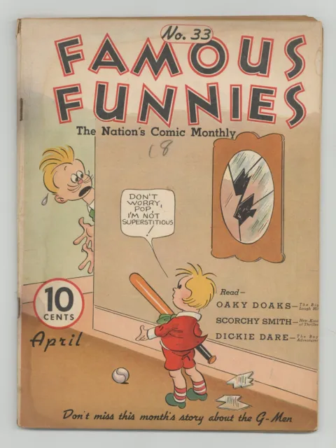 Famous Funnies #33 FR/GD 1.5 1937