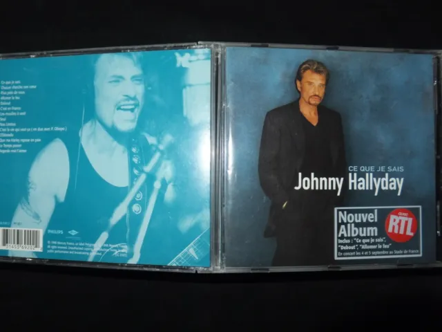 Cd Johnny Hallyday / Ce Que Je Sais /