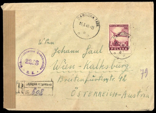 1946, Polen, 431, Brief - 2572776
