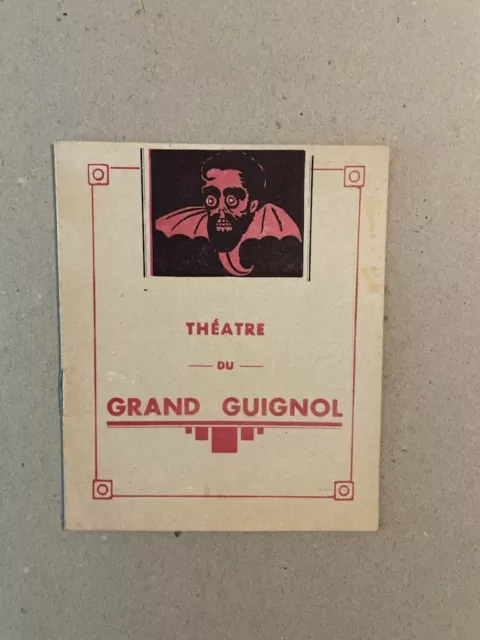 Programme Théâtre du Grand Guignol - TBE