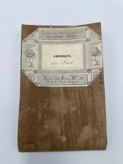 1845 Original Map Of South America Carte De L’amerique Paris