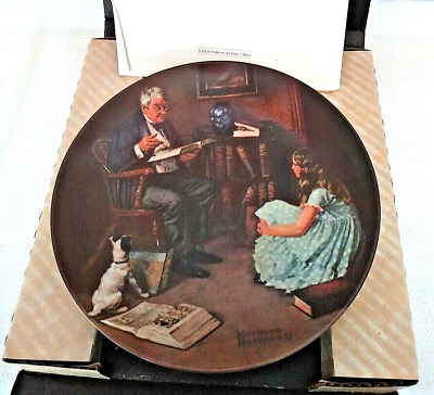 Knowles collector plates "The Storyteller" First edition in Fine China 1983