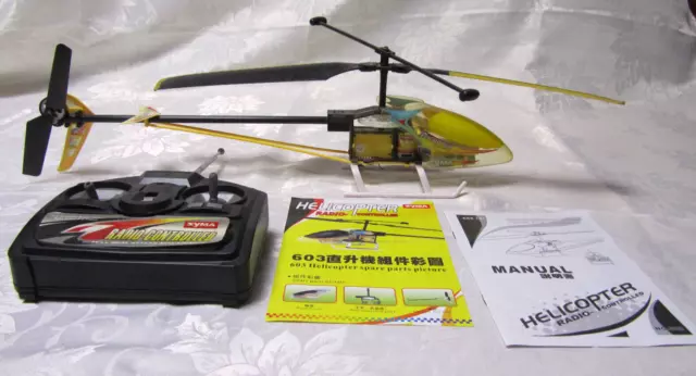 Syma 603 Rc Helicopter +  Controller Used