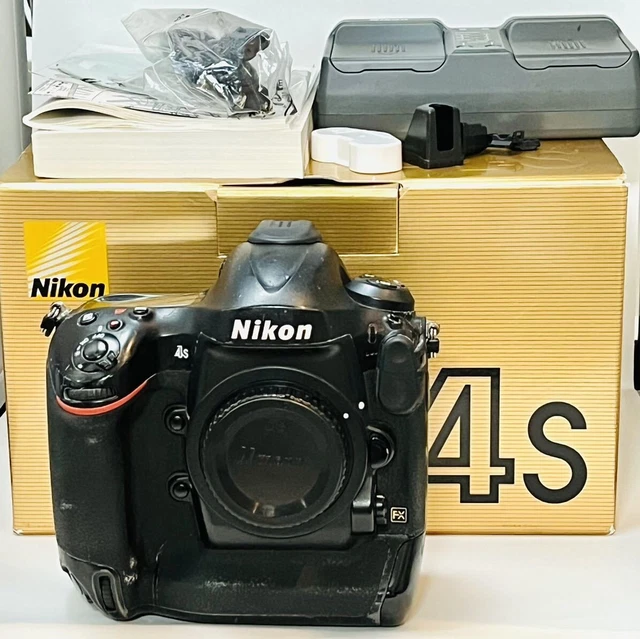 Nikon D4S 16.2 MP Digital SLR Camera Black Body From JP Shutter Count 328,087