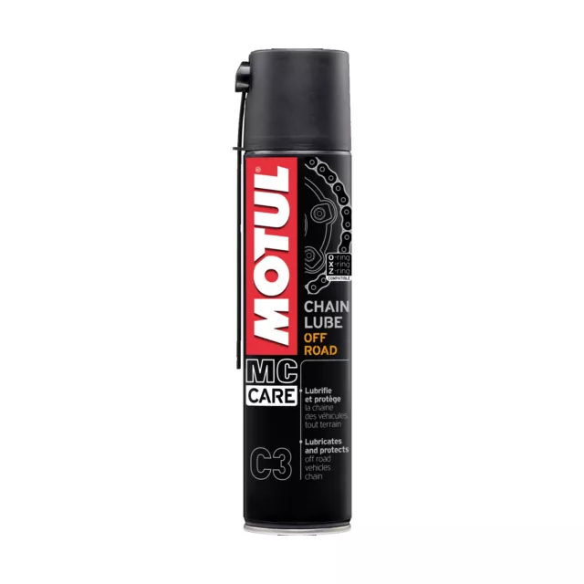 3 x 400 ML Grasso Spray Per Catena Moto Motul C3 Chain Lube Off Road e Quad 3