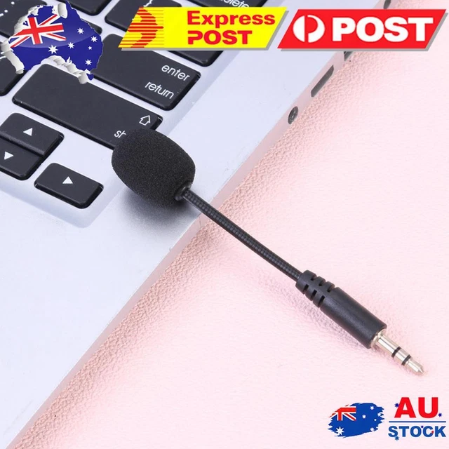 Mobile Phone Mini 3.5mm Interface Flexible Microphone Stereo Mic for PC Laptop