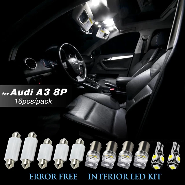 L&aacute;mparas Interiores LED AUDI A3 8L (1996 - 2003) Interior Con Tecnolog&iacute;a CANBUS