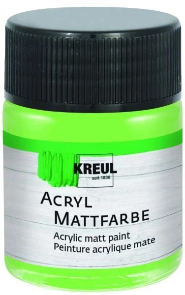 Kreul Acryl Mattfarbe maigrün 50 ml  Künstlerfarben