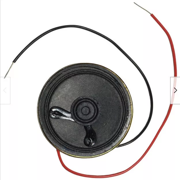 3 unused separate - 2 Inch 0.5 Watt Round Speaker with Wire Leads - 8 ohm