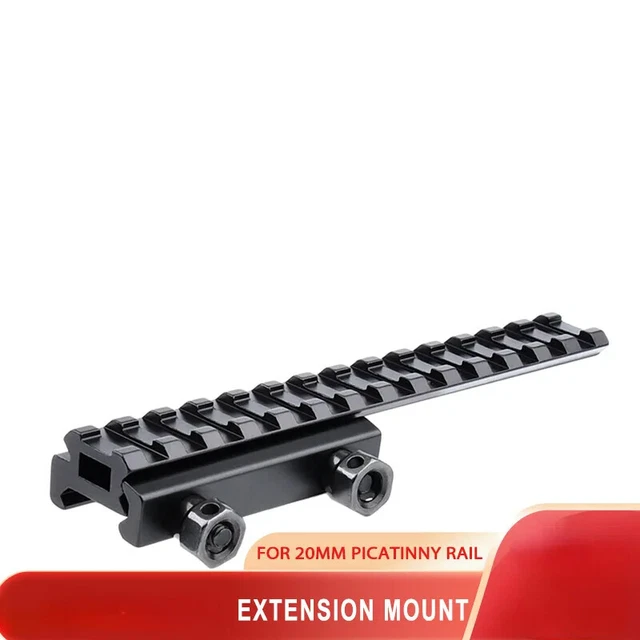 RISER BASE ADAPTER 11mm Dovetail Extension to 20mm Weaver Picatinny ...