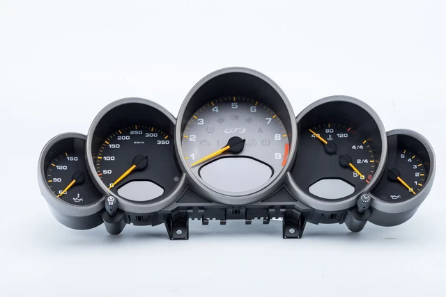 PORSCHE 997 GT3 RS Mk1 MK2 Instrument Cluster KM/H ROW 99764110593D07 ...