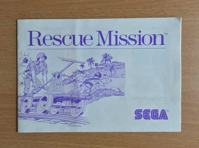 SEGA Master System Instruction Manual - RESCUE MISSION