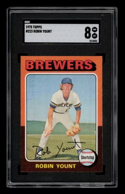 1975 Topps Set-Break #223 Robin Yount SGC 8 NM MT