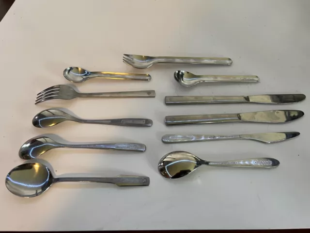 Vintage Mixed Lot Of Airline Silverware