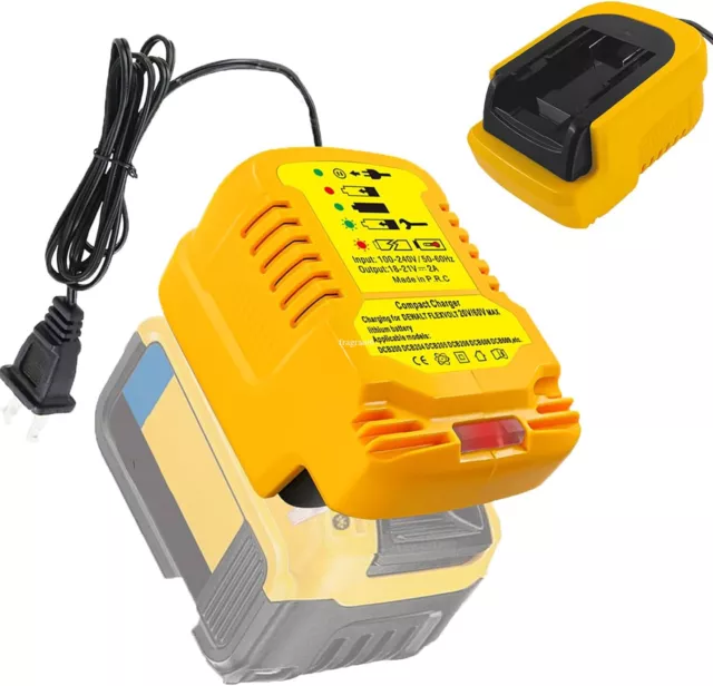 Fast Battery Charger for Dewalt 20V Li-ion Charger Station with LED Indicator