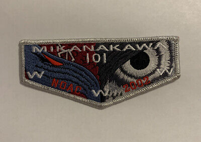 OA Mikanakawa Lodge 101 NOAC 2002 Flap Mint