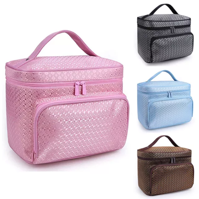 Professional Large Make Up Bag Vanity Case Cosmetic Nail Tech Storage Beauty Box