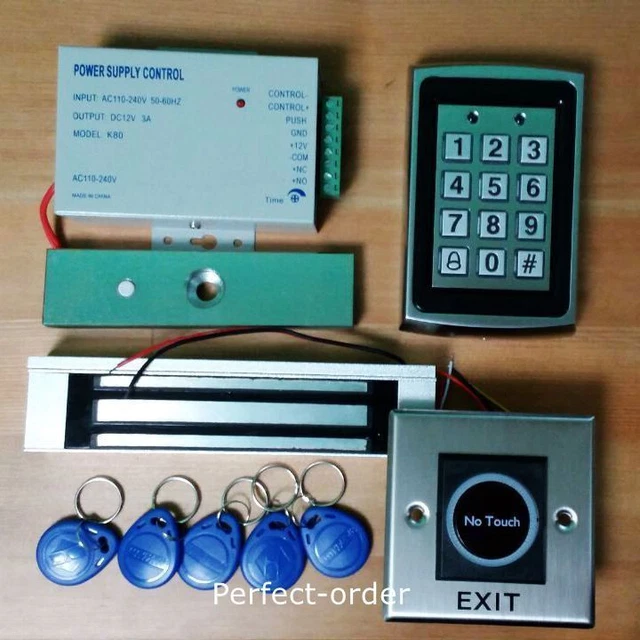 METAL RFID CARD Password Door Access Lock+Touchless