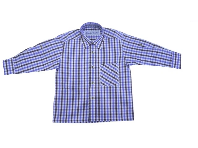 Modernomoderno Bambini Camicia-Costume a Quadri Tgl 92 98 152 164
