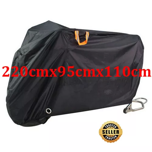 Large Oxford Motorcycle Waterproof Outdoor Cover XL Motorbike Scooter Rain Cover