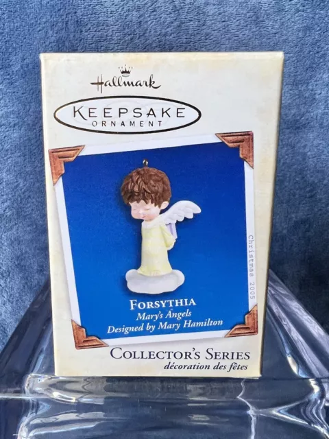 Marys Angels Hallmark Keepsake Ornament Forsythia 18th Collectors Series 2005 @