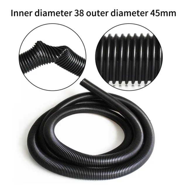 Reliable Performance 1M Vacuum Cleaner Hose Threaded Pipe ID38mm OD45mm